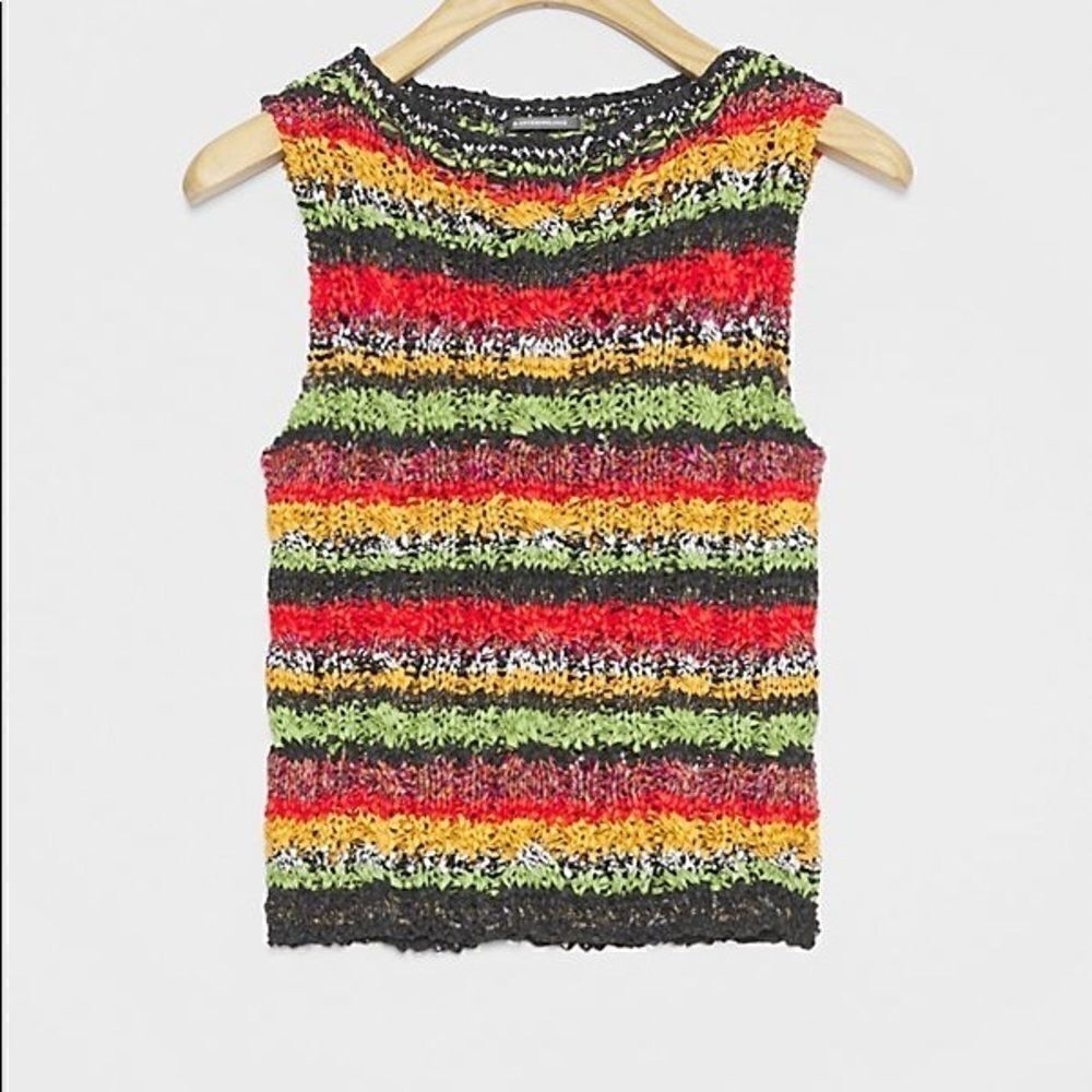 Anthropologie Audra Hand Knit Sweater Tank